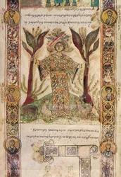 Tellus, from Exultet I, c.1030